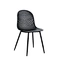 black leg chair